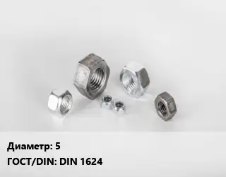 Гайка 5 DIN 1624